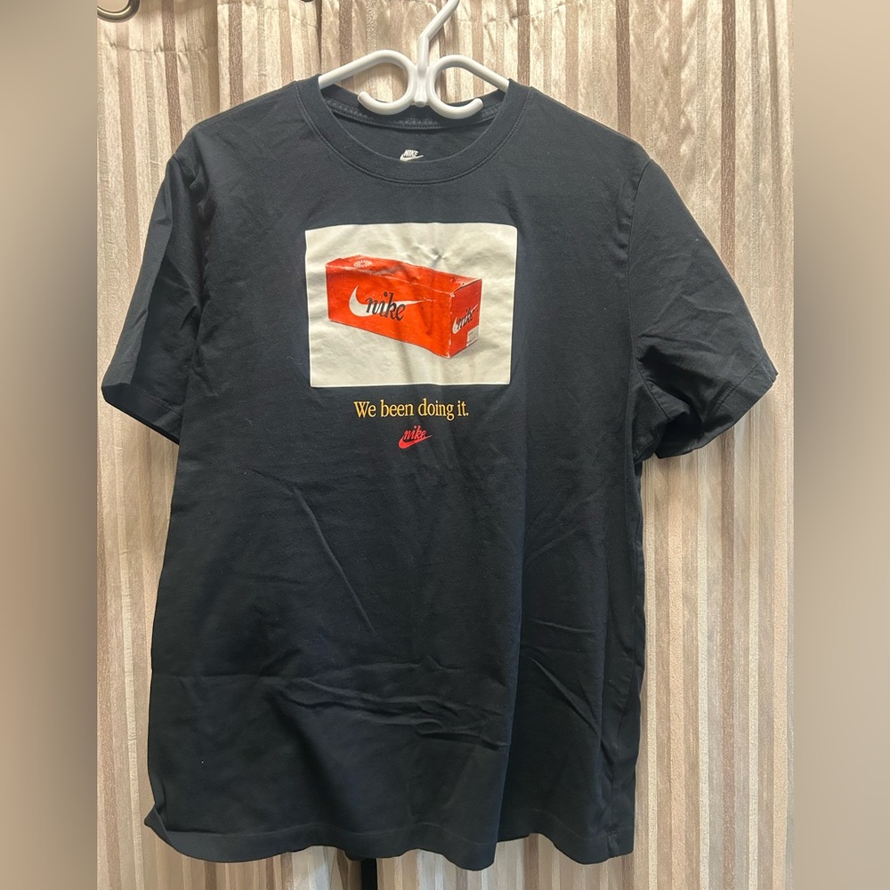 Nike Black Graphic Men's T-Shirt, Size XL
